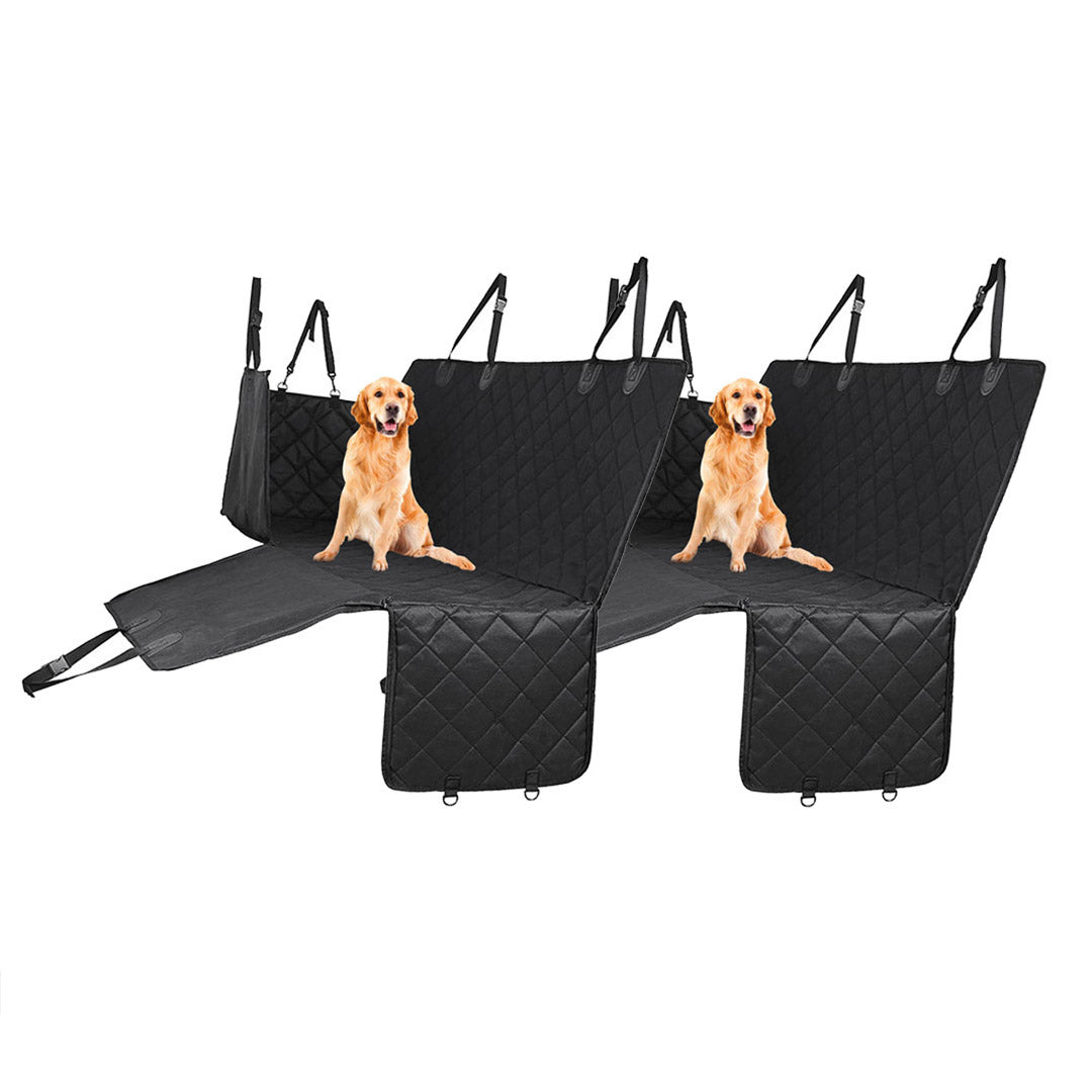 NNEAGS 2X Luxury Car Trunk Pet Mat Boot Cargo Liner Waterproof Seat Cover Protector Hammock Non-Slip Pet Travel Essentials-0