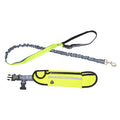 NNEAGS Yellow Adjustable Hands-Free Pet Leash Bag Dog Lead Walking Running Jogging Pet Essentials-0