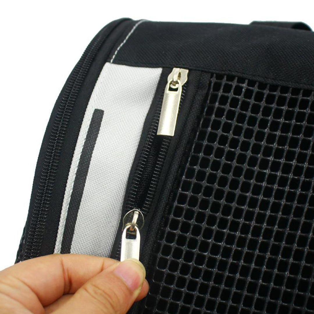 NNEAGS Red Pet Carrier Backpack Breathable Mesh Portable Safety Travel Essentials Outdoor Bag-4