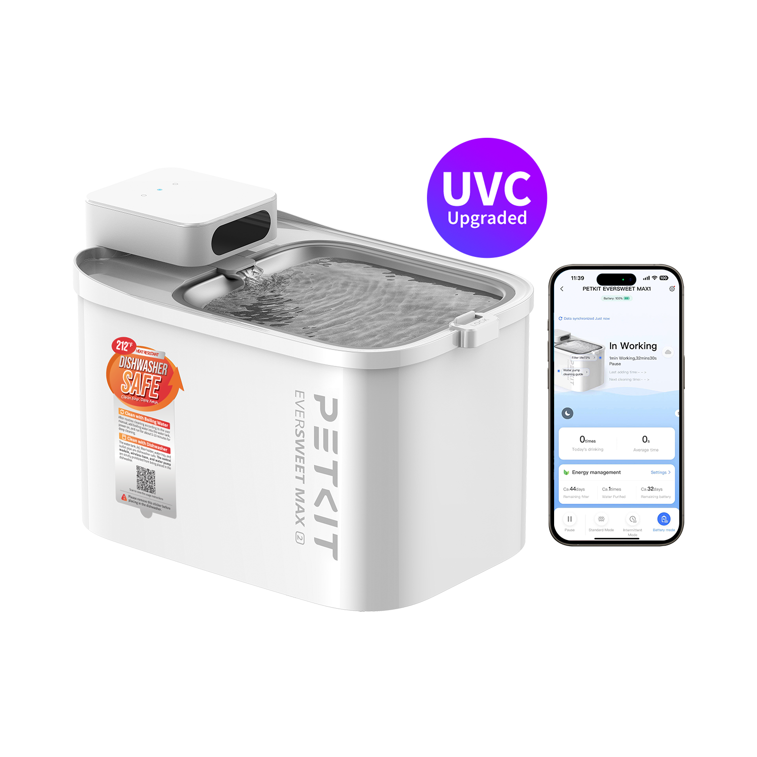 PETKIT EverSweet Max 2 (UVC) Pet Water Fountain