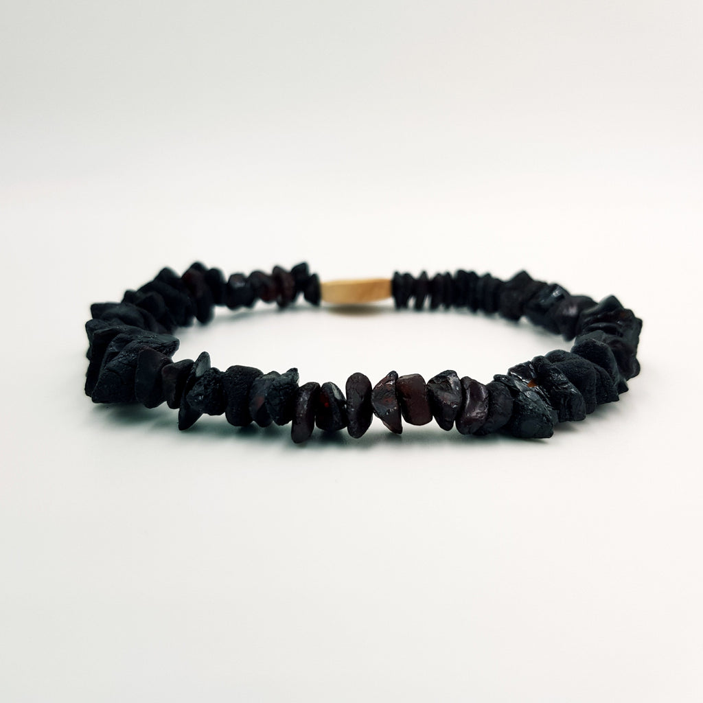Medium Cat Cherry Amber Collar-0