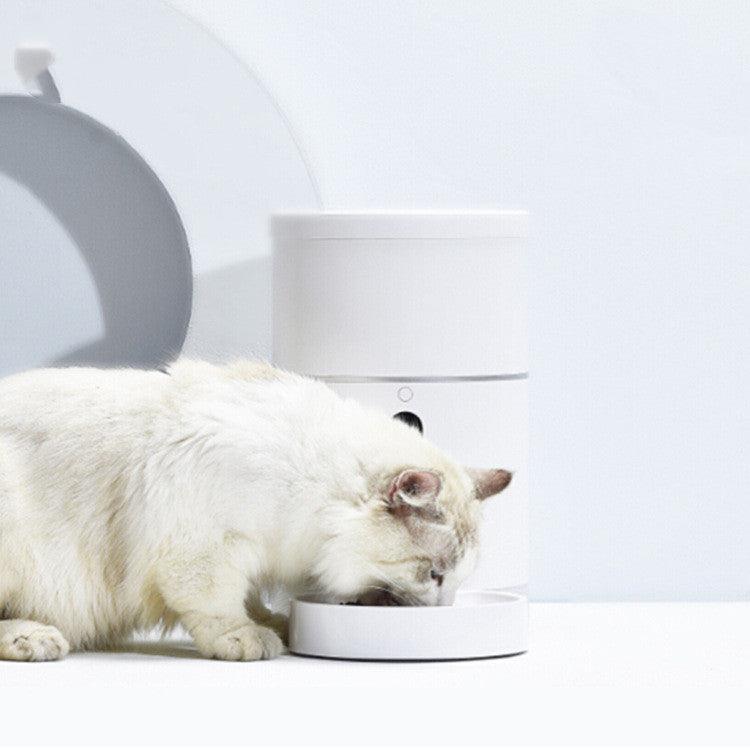 Smartpet Food Dispenser With Camera: App-Controlled Automatic Feeder For Dogs And Cats