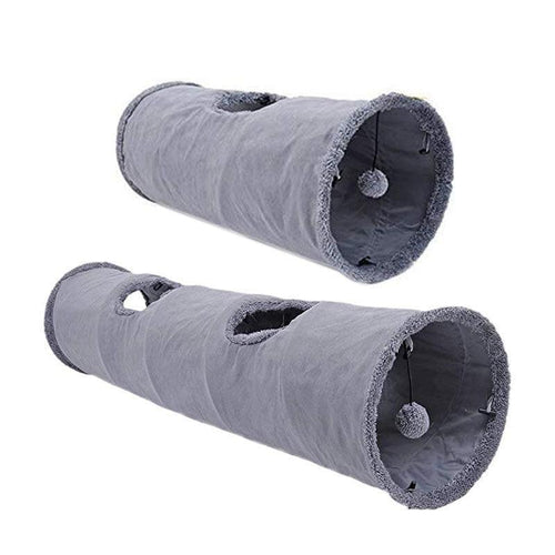 Cat Tunnel Pet Toys Play Hide Tube With Ball For Large Cat Dogs Rabbit