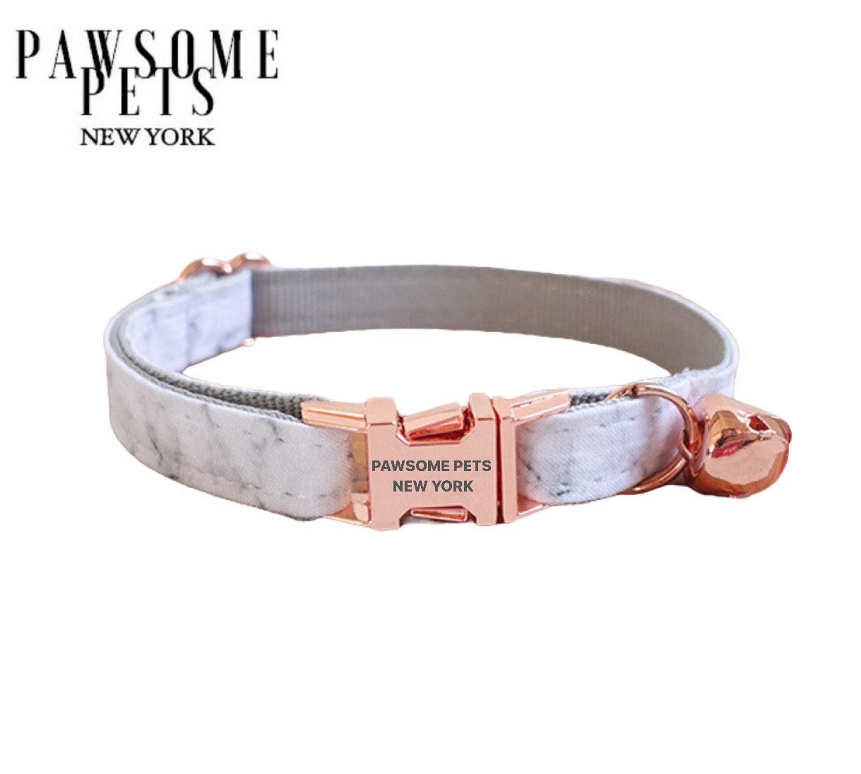 SMALL SIZE DOG & CAT COLLAR - MABLE WHITE-0