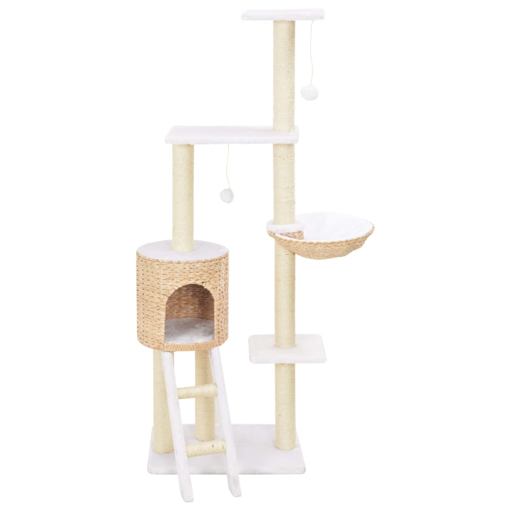 NNEVL Cat Tree with Sisal Scratching Post Seagrass
