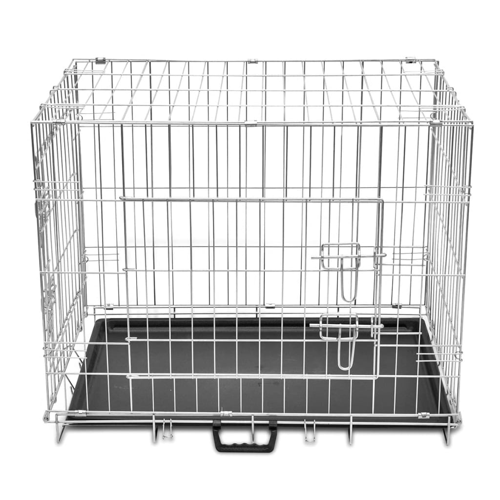 NNEVL Foldable Metal Dog Bench M-1