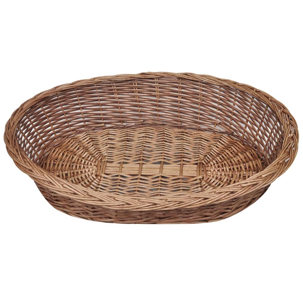 NNEVL Willow Dog Basket/Pet Bed Natural 90 cm-1