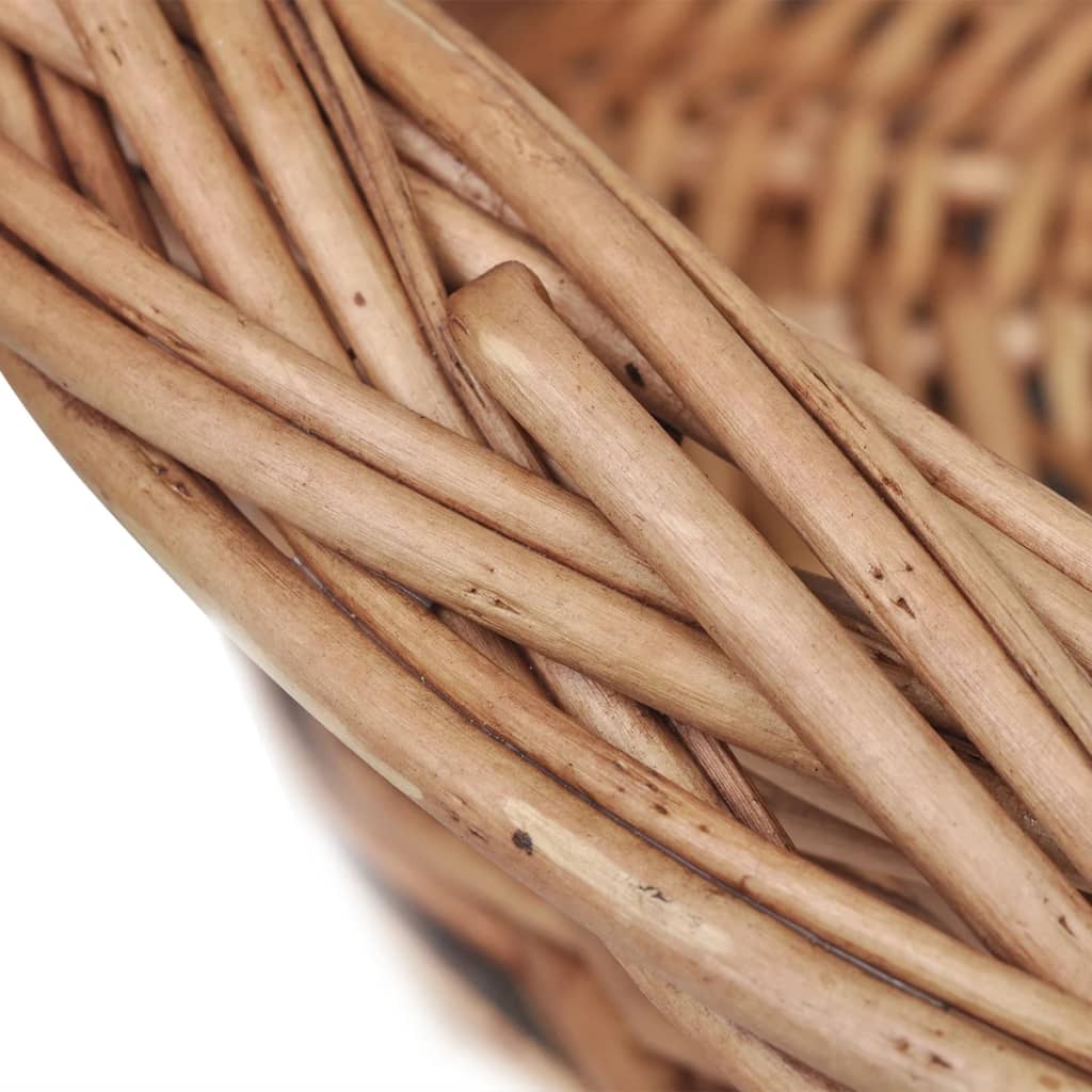 NNEVL Willow Dog Basket/Pet Bed Natural 90 cm-4