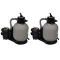 NNEVL Sand Filter Pumps 2 pcs 600 W 17000 l/h-0