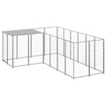 NNEVL Dog Kennel Silver 4.84 m² Steel-0