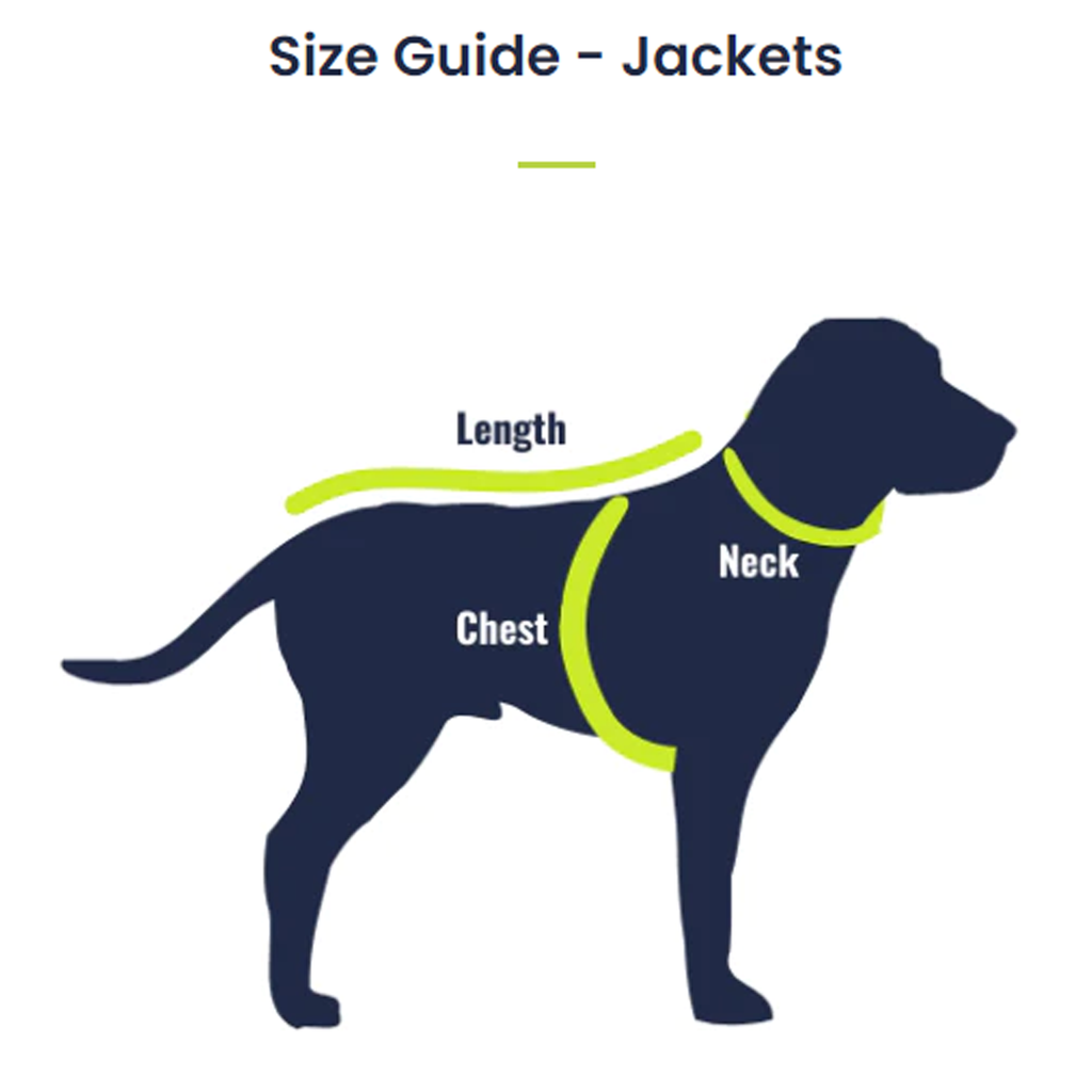 Dachys Jackies - Water resistant Dog jacket - Black Diamond-2