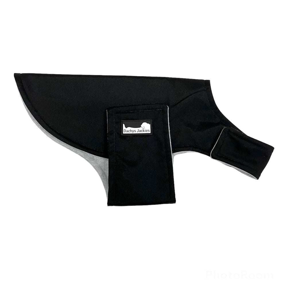 Dachys Jackies - Water resistant Dog jacket - Black Diamond-0