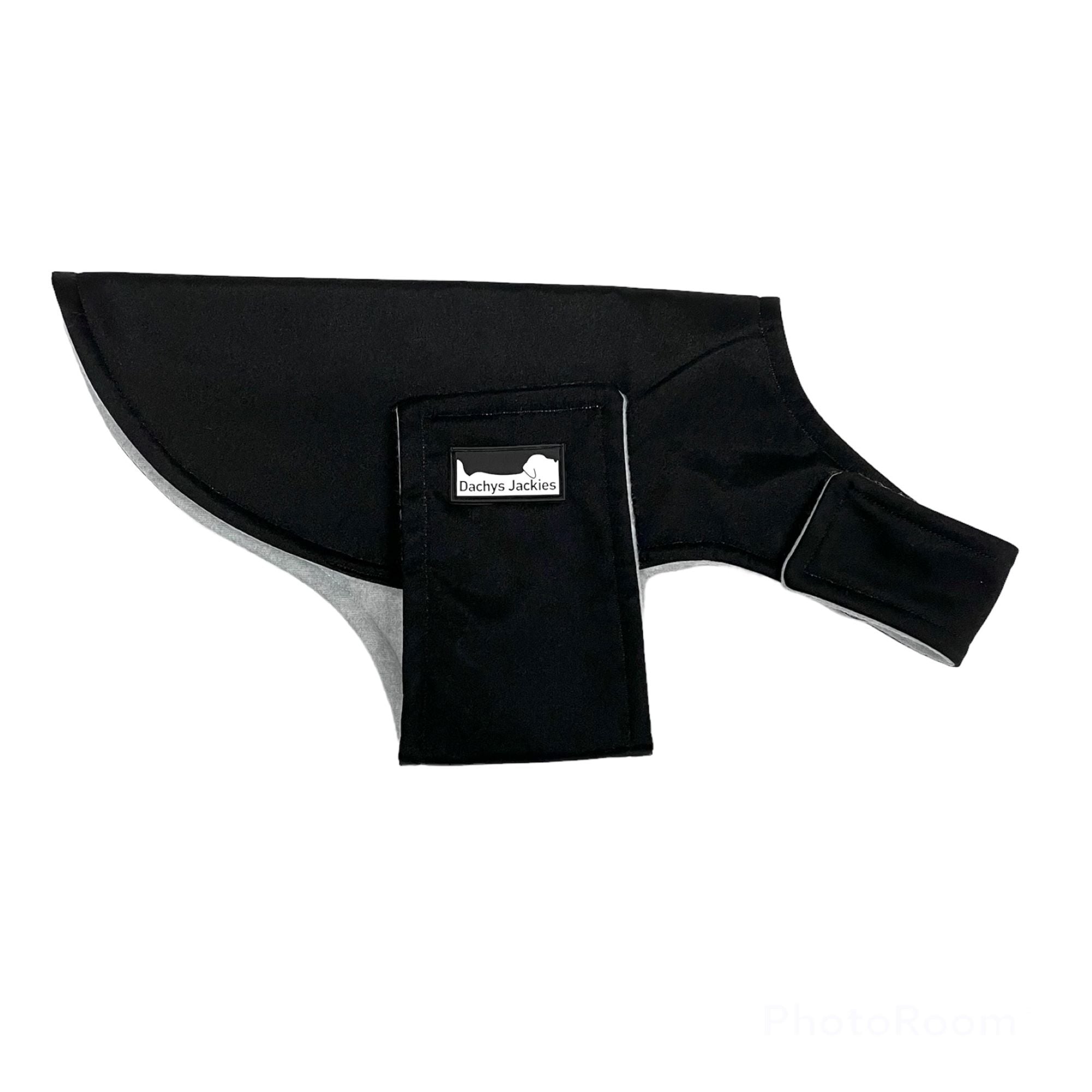 Dachys Jackies - Water resistant Dog jacket - Black Diamond-0