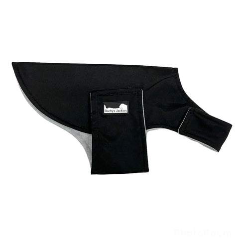 Dachys Jackies - Water resistant Dog jacket - Black Diamond-0