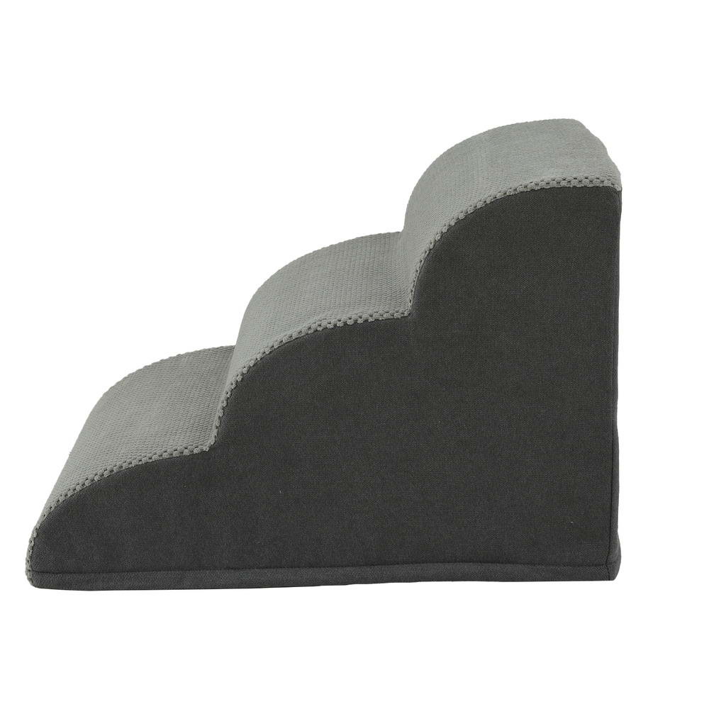 NNEDSZ Dog Ramp Steps Foam 3 Tier Pet Stairs For Bed Sofa Car Portable Indoor-2