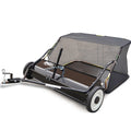 NNEMB Lawn Sweeper 38 Wide-Tow Behind Leaf and Grass Clipping Collector-Universal Hitch for Ride on Mower-Garden Tractor-0