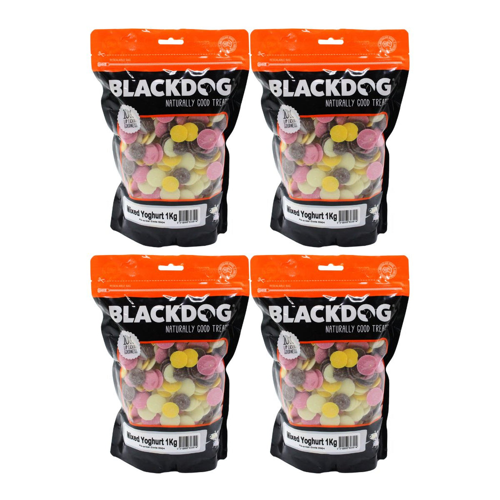 Blackdog Mixed Yoghurt Drops 1kg x4-1