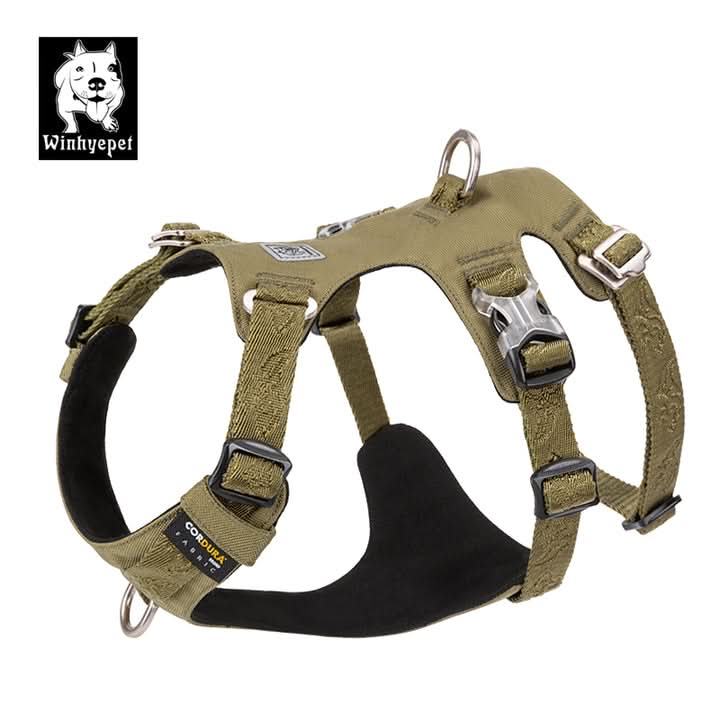 Whinhyepet Dog Harness - Green, XS-2