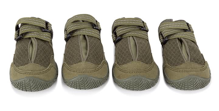 Whinhyepet Outdoor Adventure Dog Shoes - Green, Size 5-2