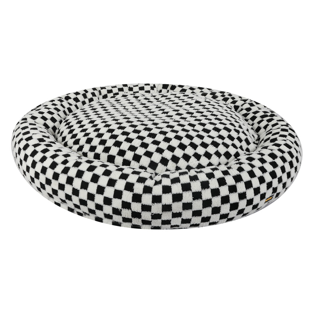 Pawz Circular Plush Dog Cosy Bed Calming Pet Plush Bed