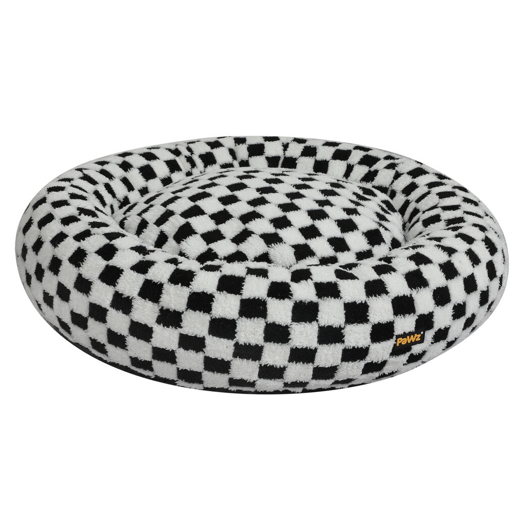 Pawz Circular Plush Dog Cosy Bed Calming Pet Plush Bed