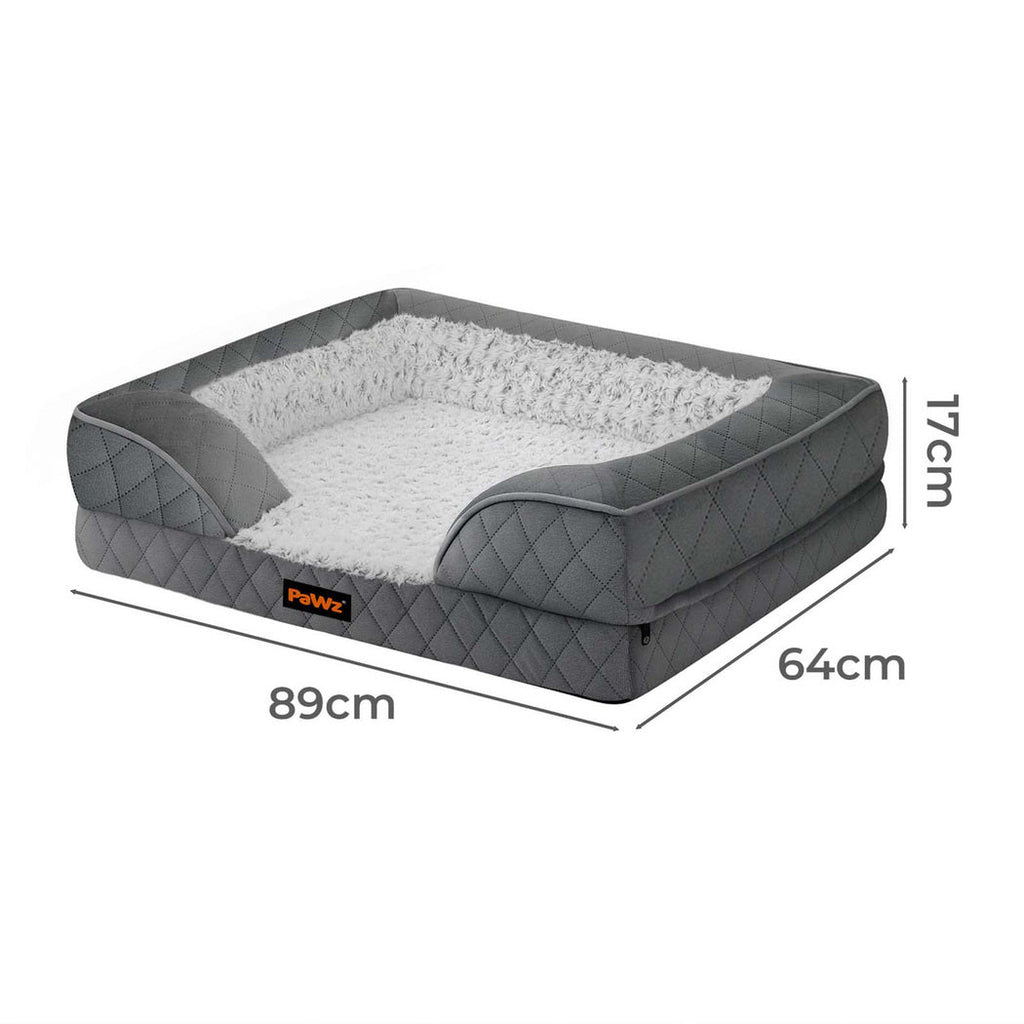 Pawz Orthopedic Memory Foam Pet Bed Dog Washable Mat