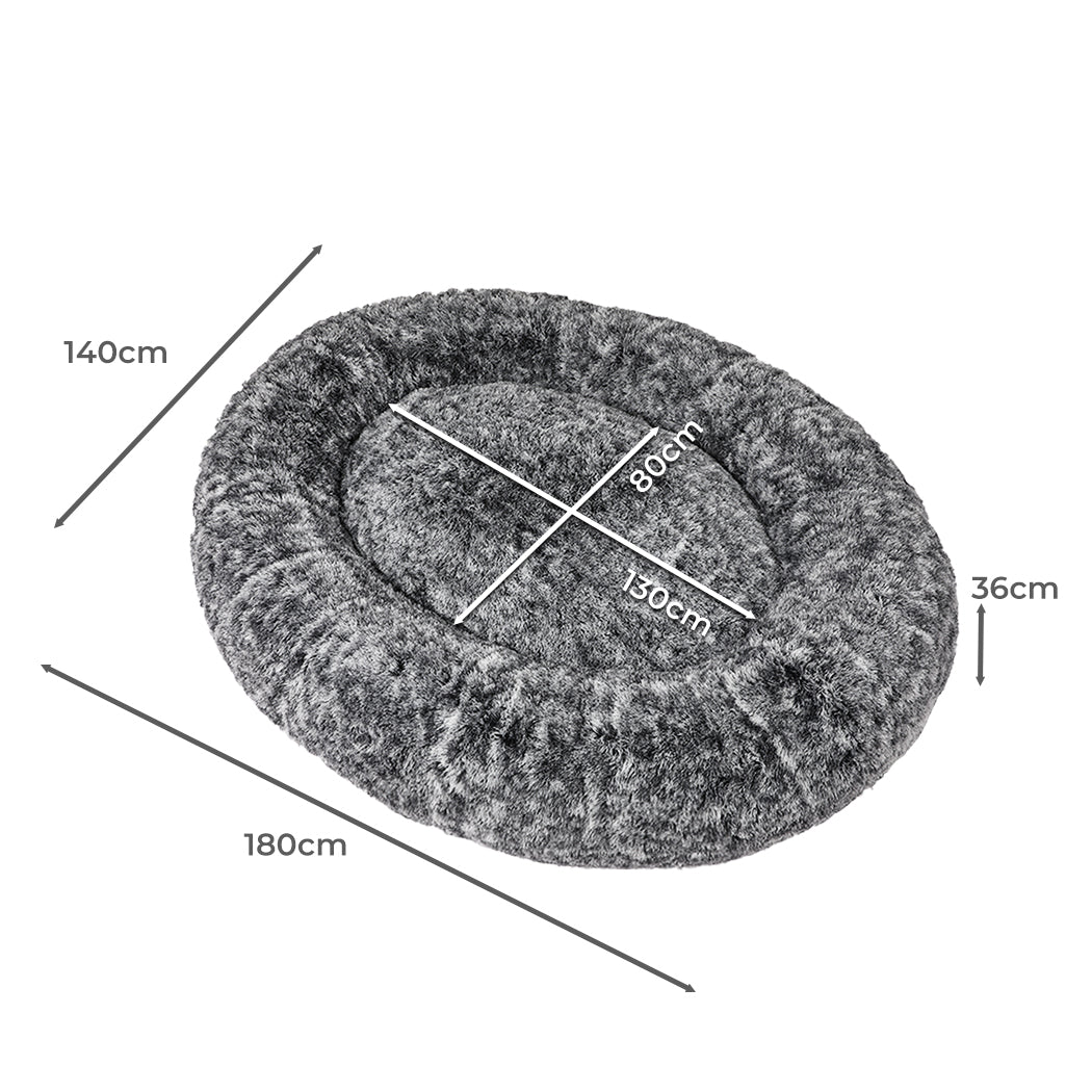PaWz Replacement Pet Bed Cover Zipper Charcoal Cover-1